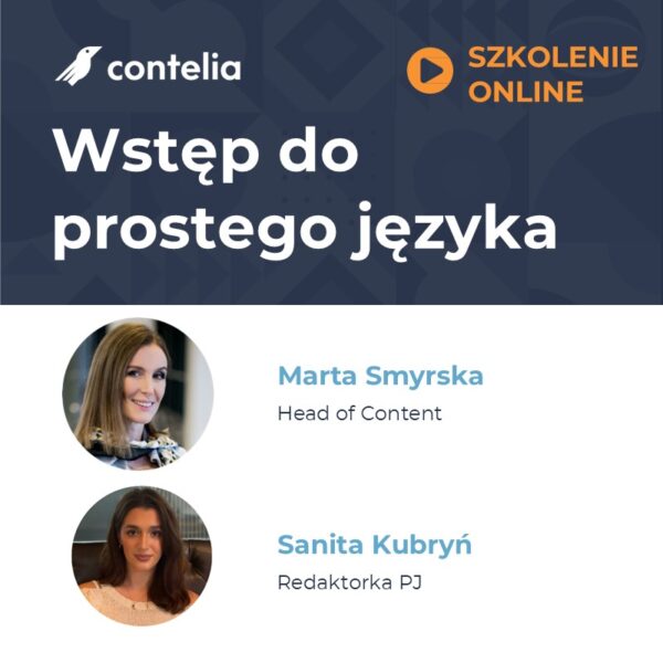 SZKOLENIE Wstęp do prostego języka